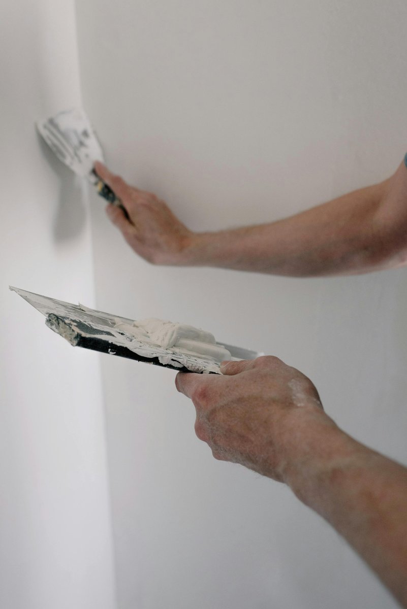 Hand application, trowel